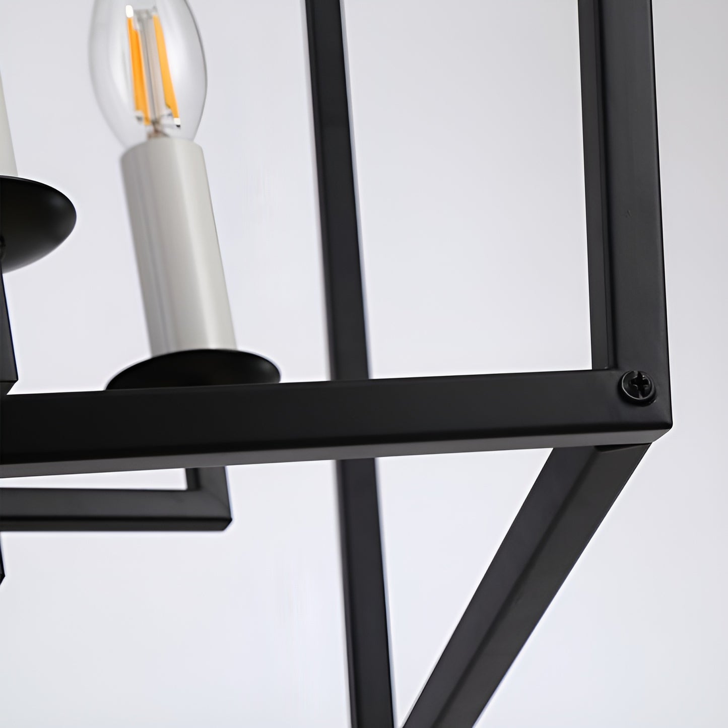 Giant Open Cage Lantern Pendant, Sci-fi Geometric Style Chandelier
