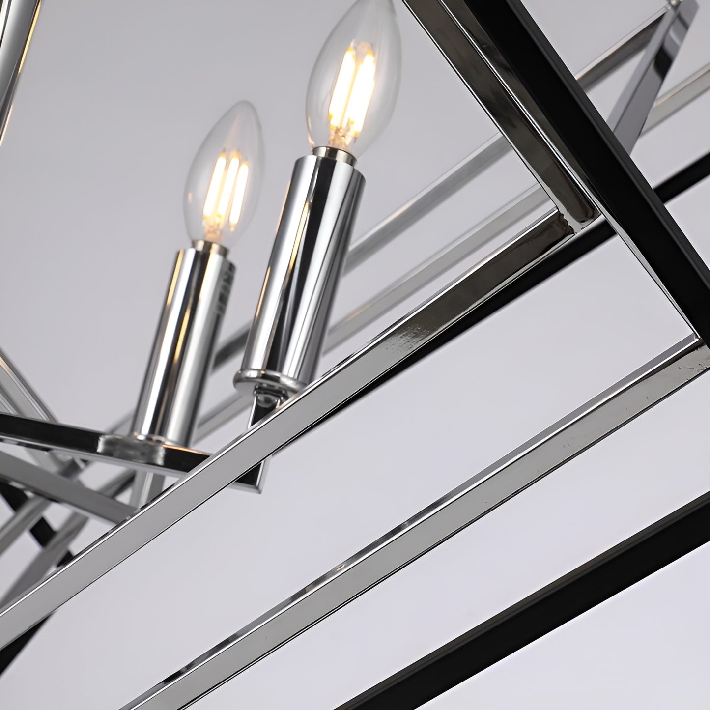 The GEO Cube - Large Cube Minimalist Chandelier of Geometric Style