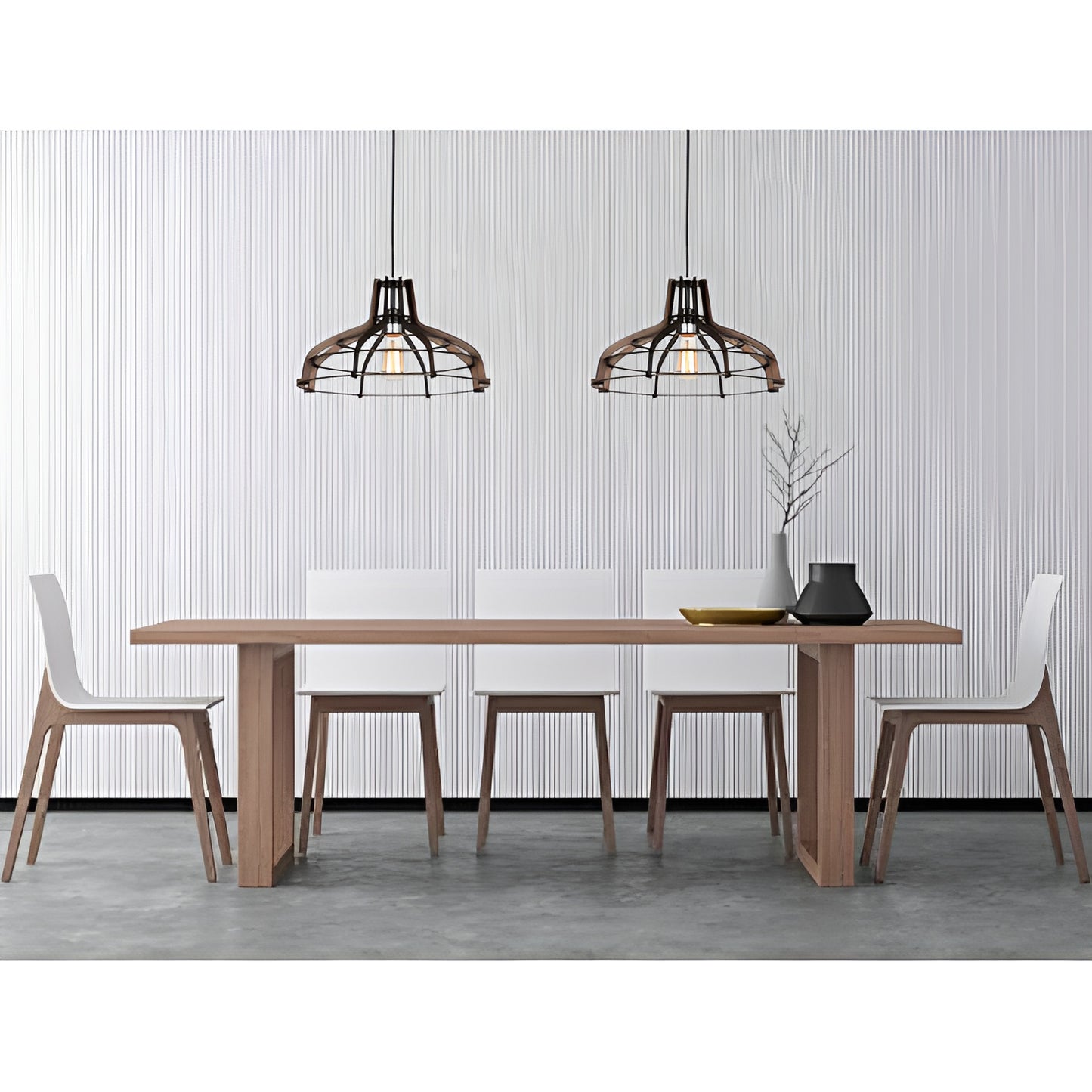 Unique/Statement Pendant, 1-Light Black/Brown Rustic Farmhouse Chandelier