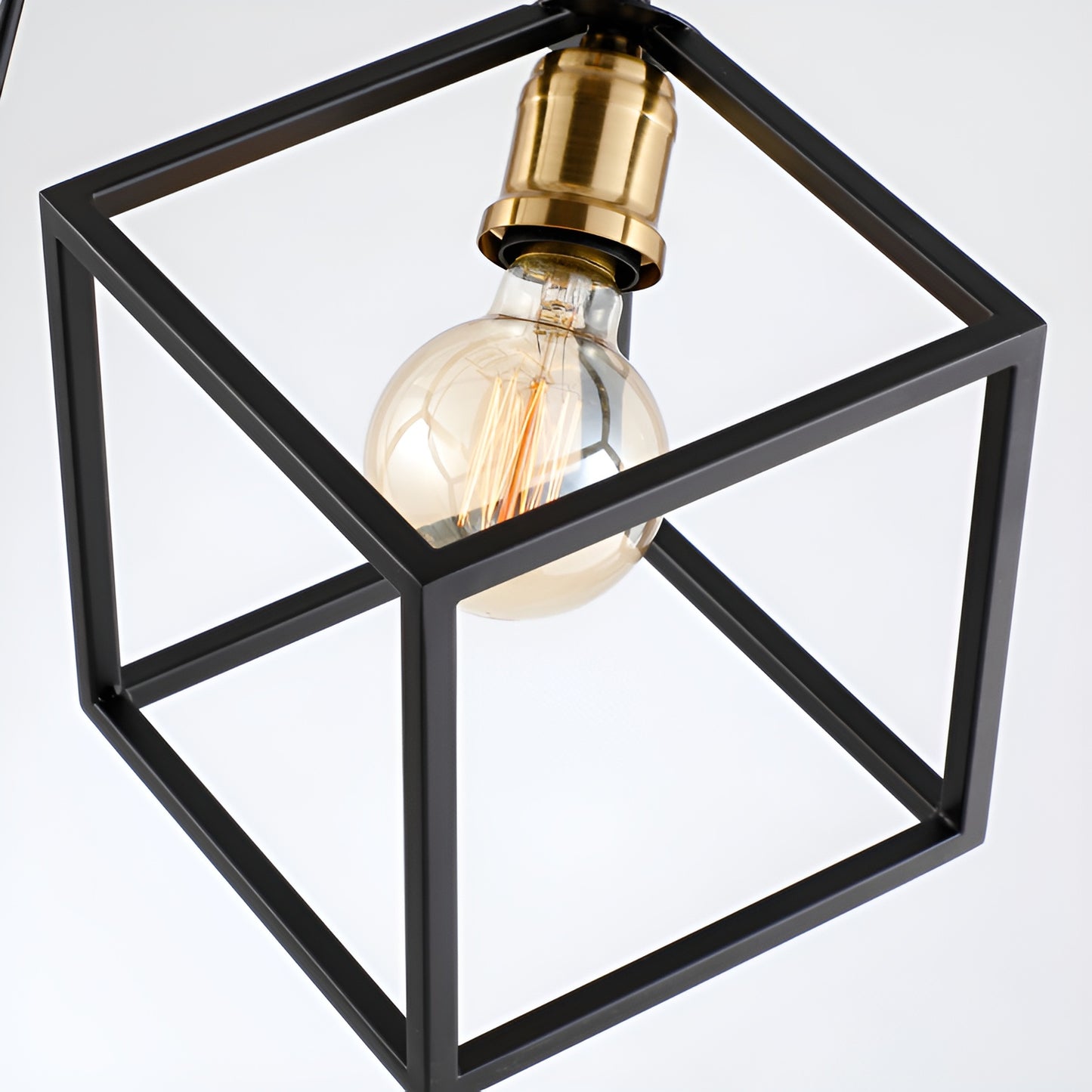 Geometric Cube Cluster Pendant Lights, Modern Luxury Square Ceiling Lights