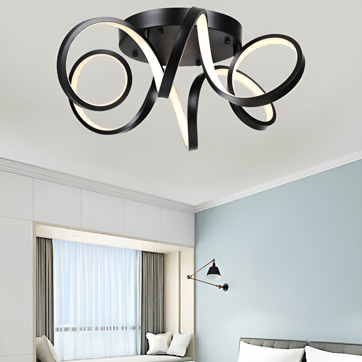 LED Flush Mount - Scifi Abstract Design Led Ceiling Light
