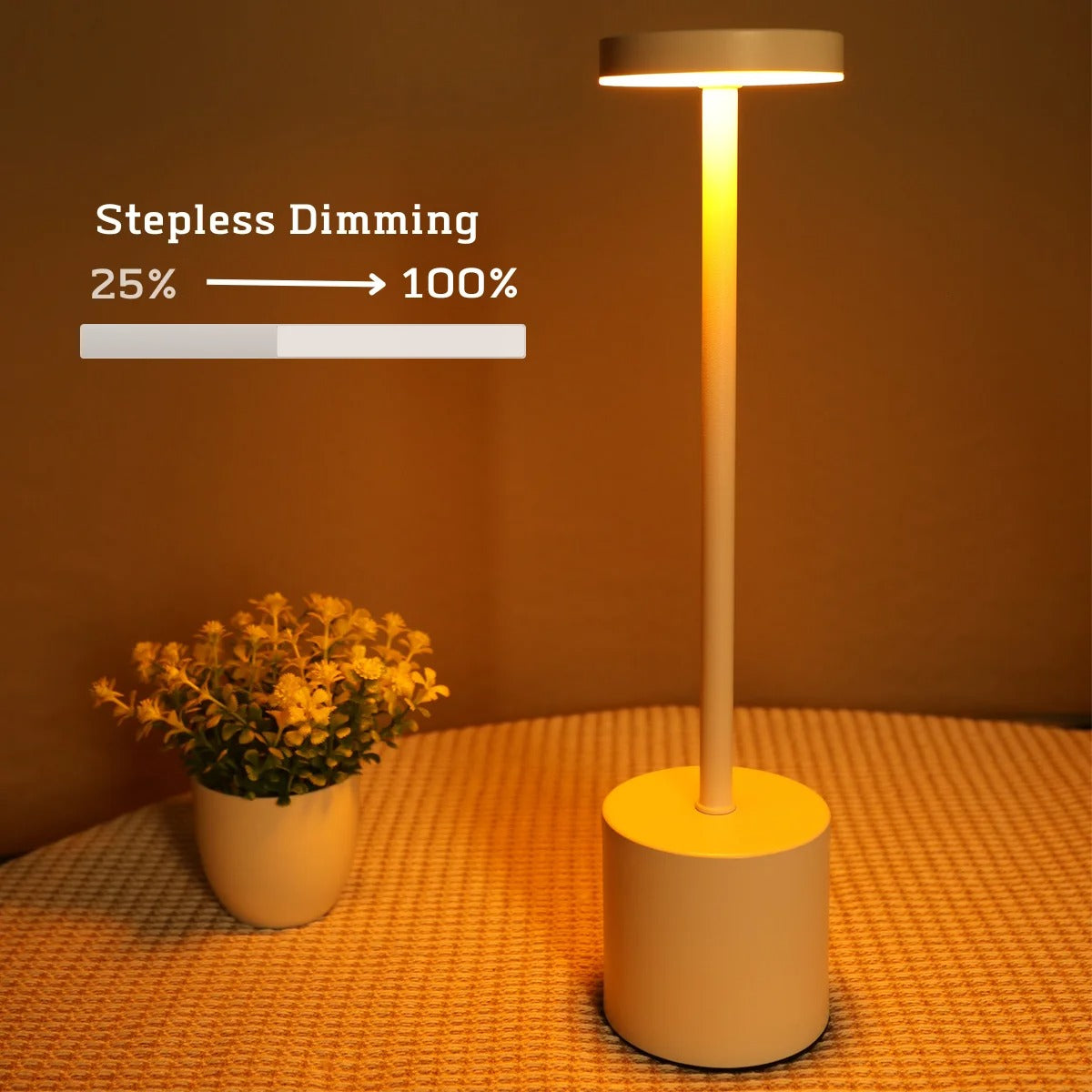 'A Scifi Desk Lamp' (Set of 2) - Touch Sensitive Table Lamp with 3 Light Settings