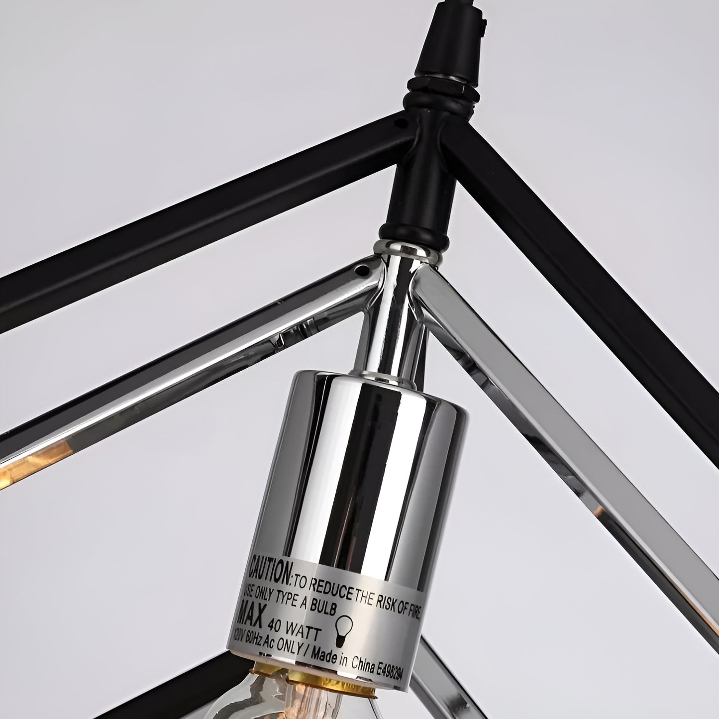 Sci-fi Cube Lantern, Geometric Square/Rectangle Pendant - Minimalist Light by DecoMust