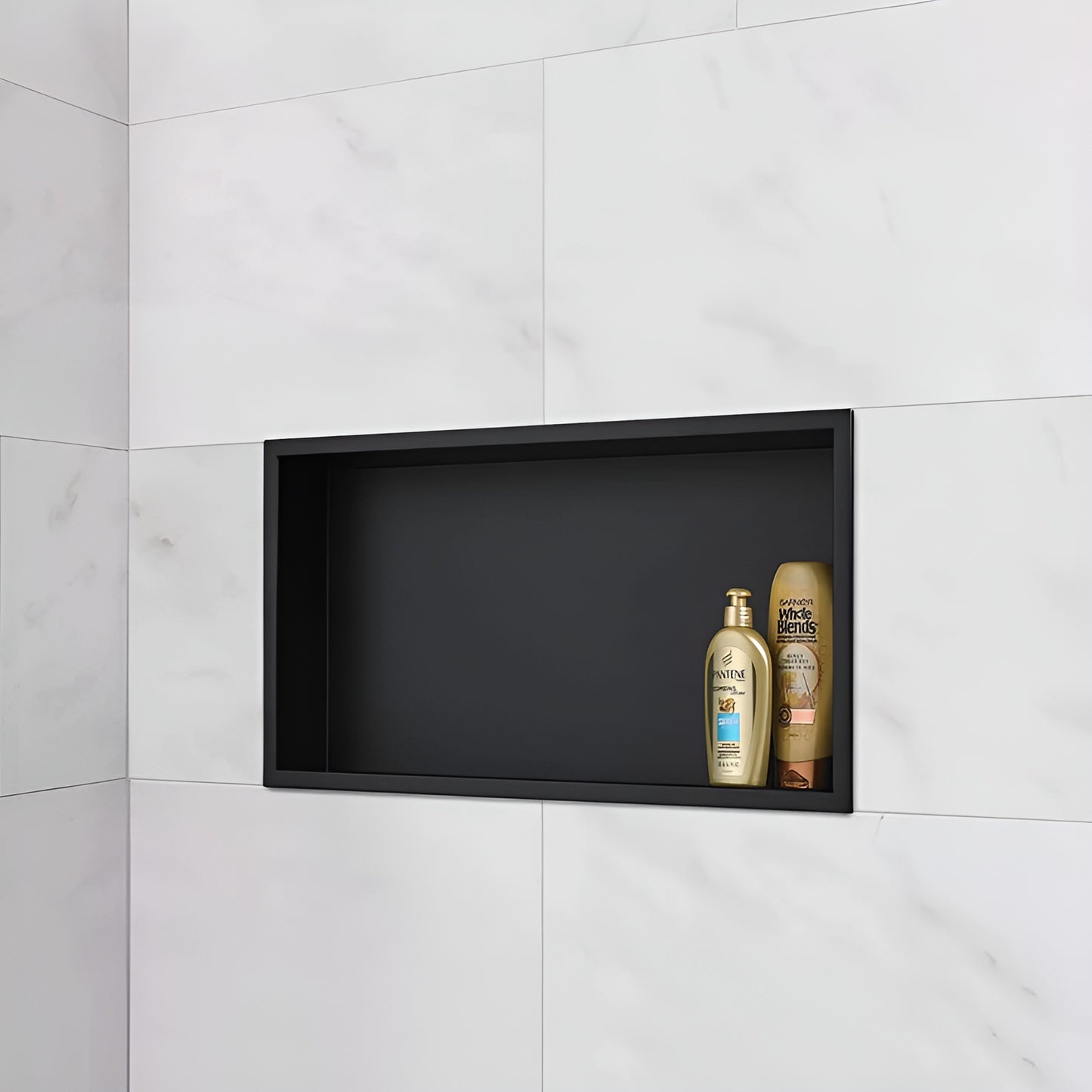 Stainless Steel Rectangular Shower Niche, Bathroom Hardware Recessed Shelf  24,5" x 12,5"