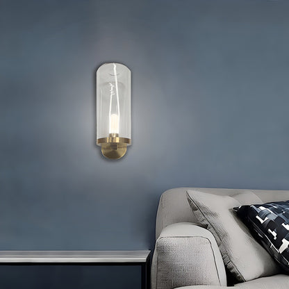 DecoMust Maighread - Elegant Glass Shade Armed Wall Sconce in Gold ✨🕯️