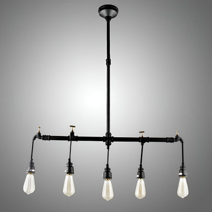 DecoMust McAleer Industrial-Style Linear Pendant Light - Illuminate Your Space with Urban Chic 💡🏭