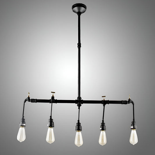 DecoMust McAleer Industrial-Style Linear Pendant Light - Illuminate Your Space with Urban Chic 💡🏭