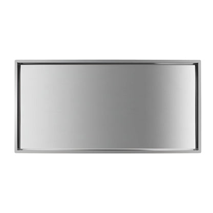 Premium Stainless Steel Shower Niche - 24" x 12" x 3.2" Dimensions, 18 Gauge Quality