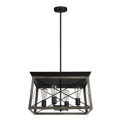 Open Cage Lantern, Geometric Chandelier Open Cage Ceiling Light
