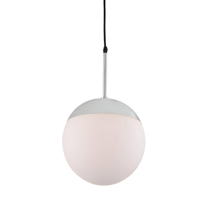 Guerrera 1-Light Single Pendant, Minimalist Ceiling White Retro Light