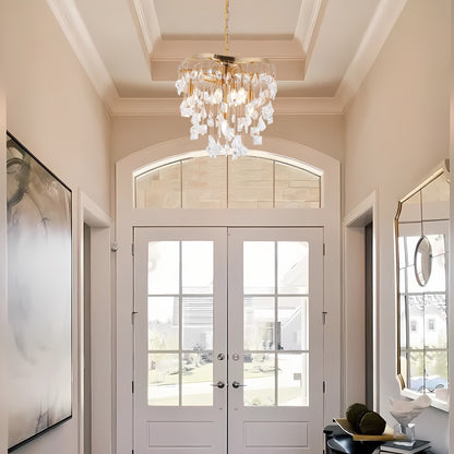 Modern Glam Tiered Crystal Chandelier, Luxury Lighting Classic Ambiance