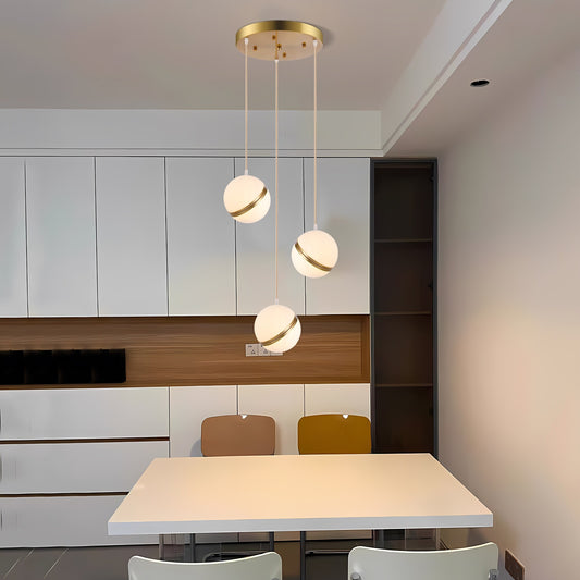 Rivaan 3-Light Globe Pendant Chandelier, Luxury Modern Lights
