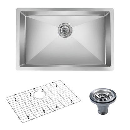 Upgrade Your Kitchen with Precision: Premium Undermount Single Bowl Stainless Steel Bulk Sink for Contemporary Elegance