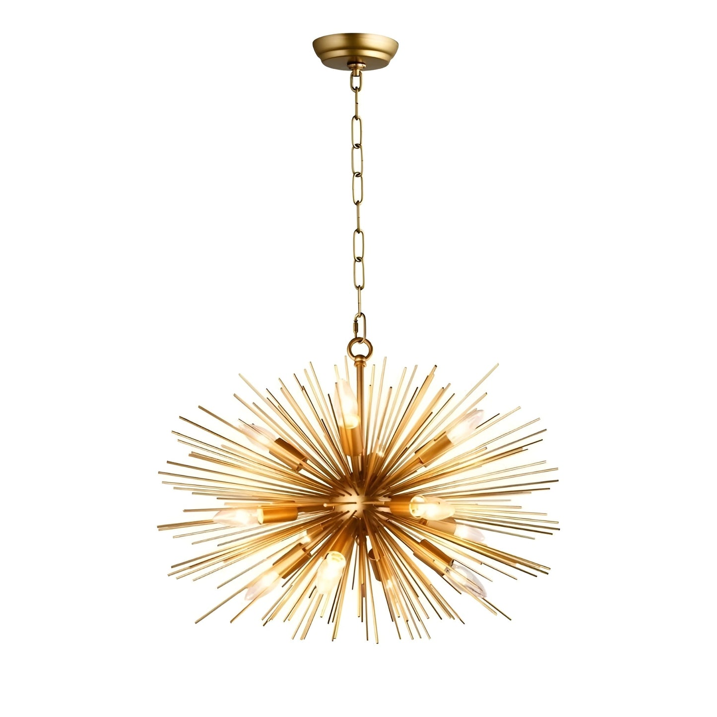 Viviana 12-Light Dimmable Sci-fi Sputnik Chandelier (Gold)