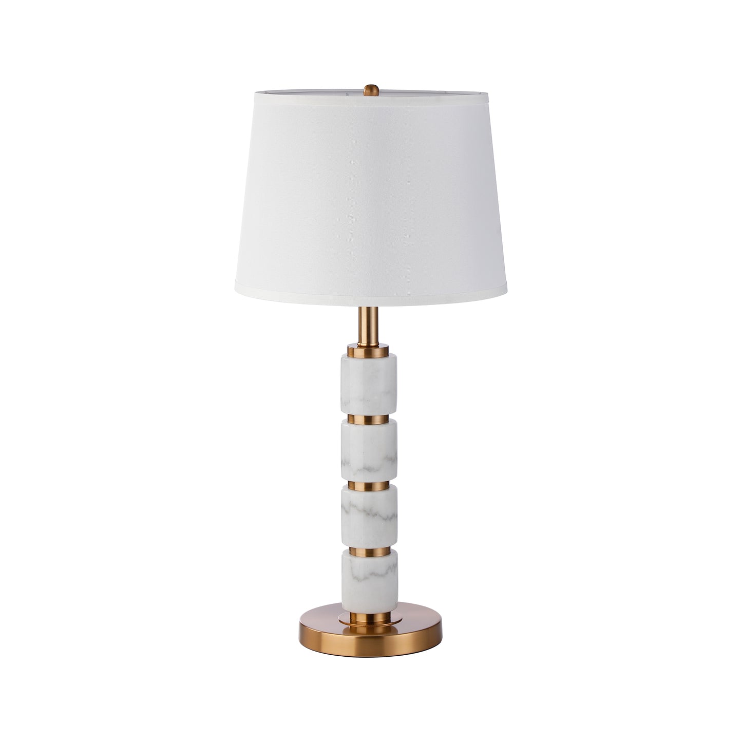 Metal Alabaster Gold Stone Lamp, Bedside Table or Desk Lamp