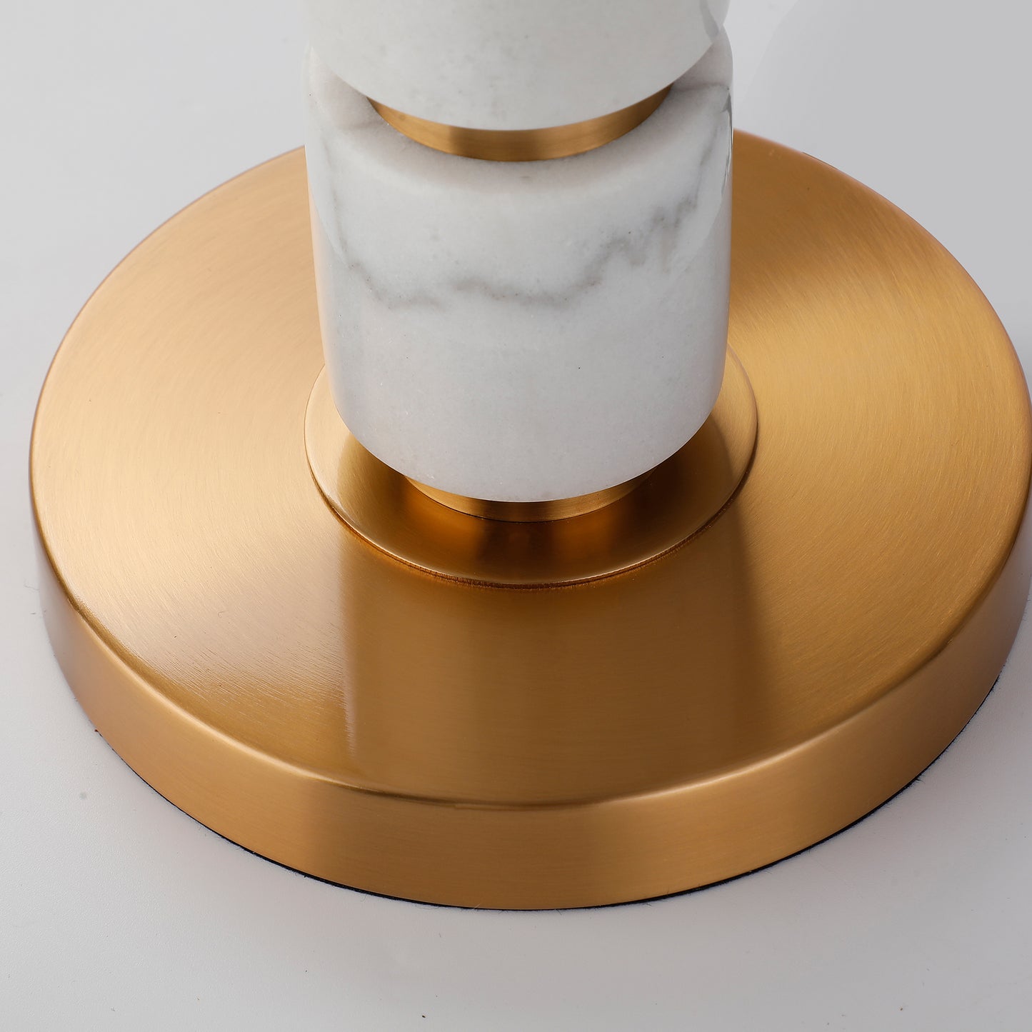 Metal Alabaster Gold Stone Lamp, Bedside Table or Desk Lamp