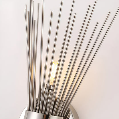Steel Candle Wall Lights, Art Decor Wall Sconces Game of Thrones Style (Set of 2)