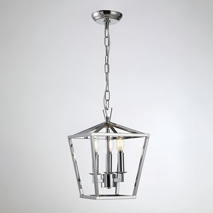 Open Cage Lantern Pendant, Medieval Entry Kitchen Island Mini Chandelier