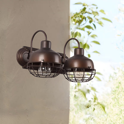 Karpinski Retro Industrial Barn Lights - Steampunk Wall Sconces, Train Station Vibe