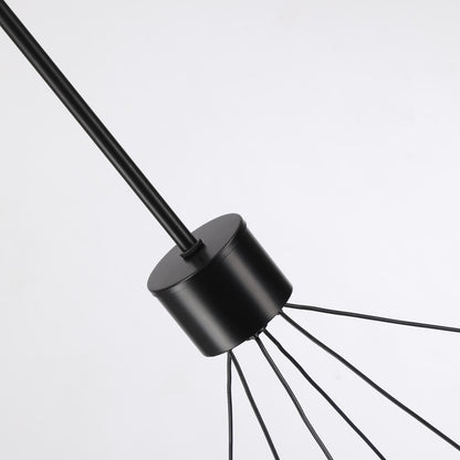 Kuzco Lighting Rezz Collection | 90W LED Chandelier - Black Finish 35.5" Wide🏰🌌✨