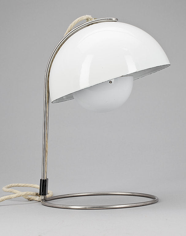 Minimalist Desk Lamp - White, Red or Black Table Office Light