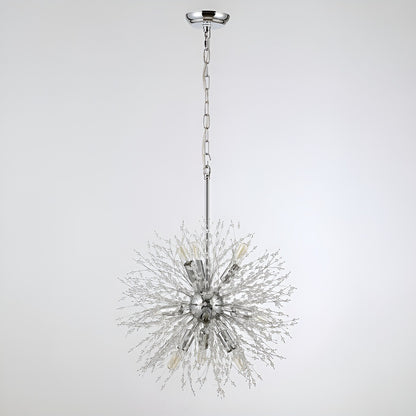 Nine Light Anesca Lantern, Square / Rectangle Pendant, Luxury Chic Chandelier