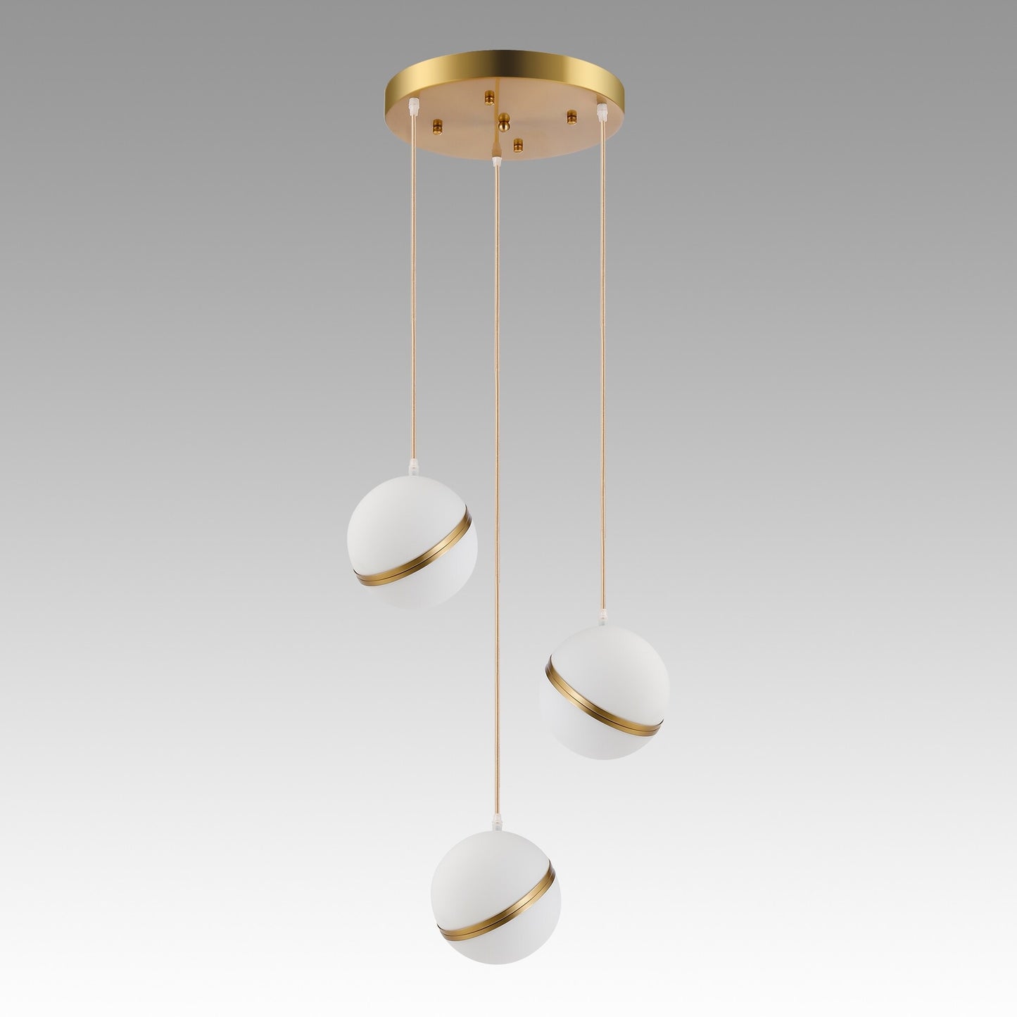 Rivaan 3-Light Globe Pendant Chandelier, Luxury Modern Lights