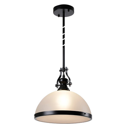 Traditional Lights, White Ceiling Light Pendant, Lamp Fixture 12-Inch Modern Elegance