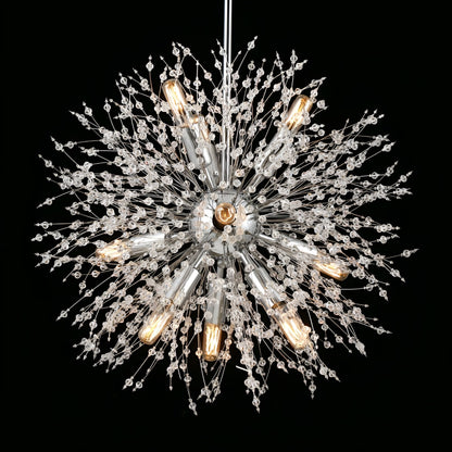 Nine Light Anesca Lantern, Square / Rectangle Pendant, Luxury Chic Chandelier