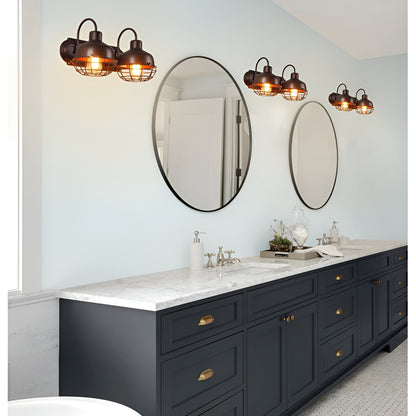 Karpinski Retro Industrial Barn Lights - Steampunk Wall Sconces, Train Station Vibe