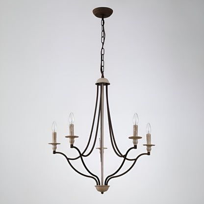 Rawson 26-Inch 5-Light French Country Empire Antique Candle Style Chandelier