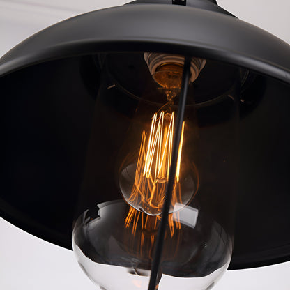 Steampunk Style Railroad 90s Ceiling Light - Industrial Retro Old School Kitchen Island Fixture