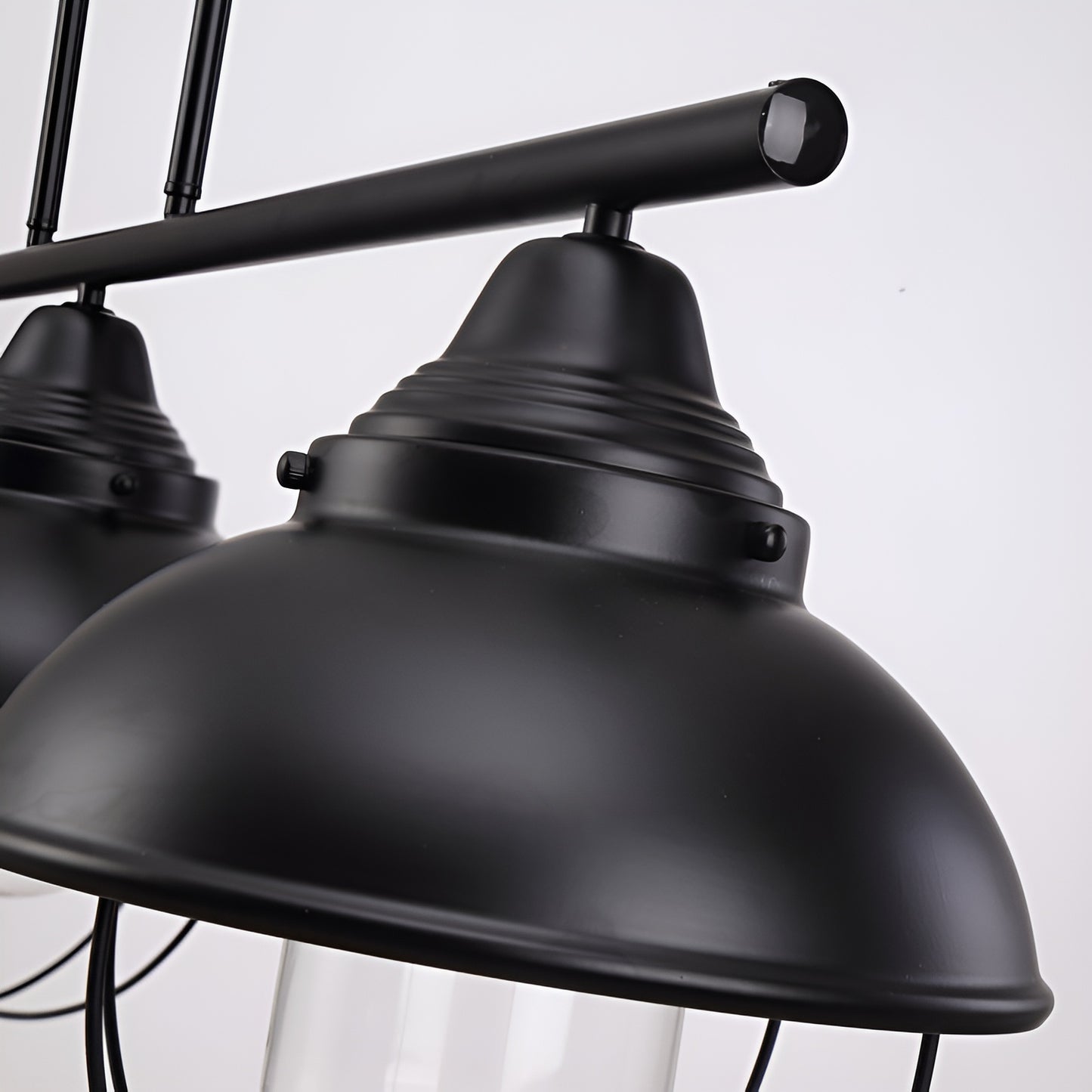 Industrial Style Railroad 90s Ceiling Light - Steampunk Retro Old School Kitchen Island Fixture