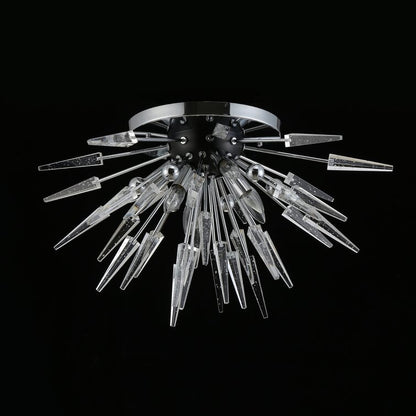 Semi-Flush Mount Sparta Sputnik Starburst Ceiling Lamp