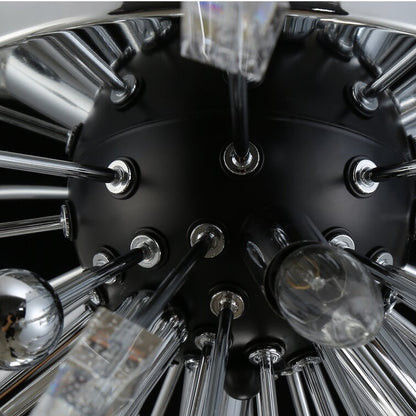 Semi-Flush Mount Sparta Sputnik Starburst Ceiling Lamp