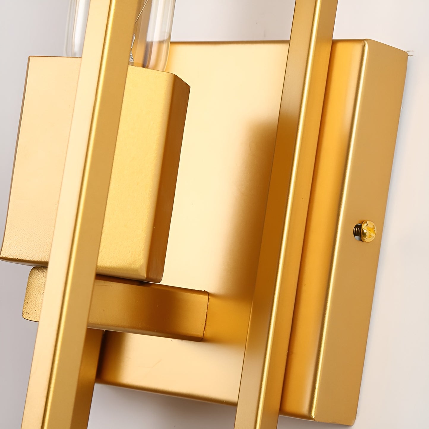 Luxury & Minimalist Wall Sconce - Dimmable Armed Sconce (Black or Gold) (set of 1)