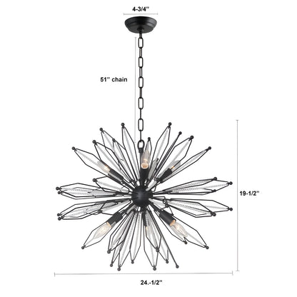 Satellite Sputnik Chandelier - Scifi Star Wars Pendant Light