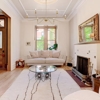 Traditional / Classic Gold or Black Chandelier with Candle-Style Lighting