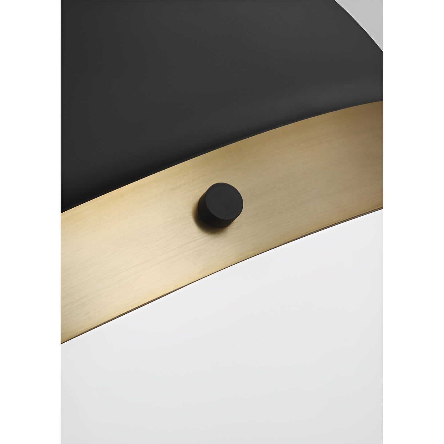 Black Single Pendant Ceiling Light - Modern & Minimalist Spherical Dome Scifi Lighting