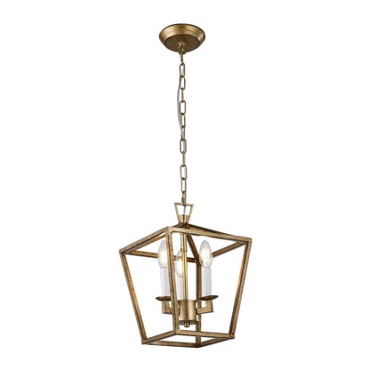 Open Cage Lantern Pendant, Medieval Entry Kitchen Island Mini Chandelier