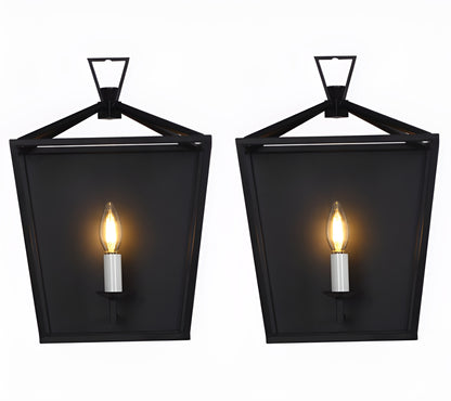 Vintage Wall Lights, Fantasy Candle Style & Dimmable (Set of 2)