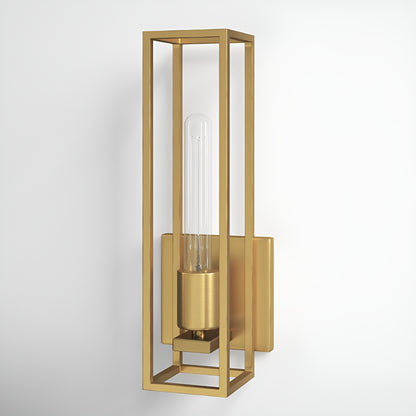 Luxury & Minimalist Wall Sconce - Dimmable Armed Sconce (Black or Gold) (set of 1)
