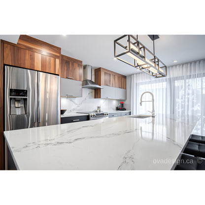 LED 40 inch Black Linear Pendant Ceiling Light - Kitchen Table Light