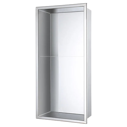 Stainless Steel Shower Wall Niche With Built-in Shelf for Bathroom Storage