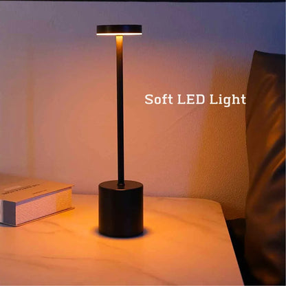 New 2024 Desk Lamp - Futuristic Sci-fi Table Light in Black, White & Gold