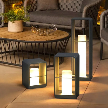 Modern Solar Garden Light - Villa Lawn LED Outdoor Lights Pathway Lamps Waterproof Landscape Lighting Courtyard Decor Floor Light